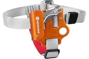 NewDoar Pied Ascender Riser Escalade Arbre Arboriste Alpinisme Rappel Équipement de Marche Rapide Dispositif d'escalade pour Corde de 8~13mm