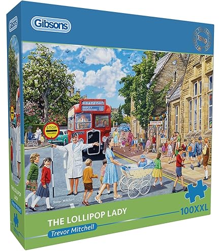 Gibsons 250XL Jigsaw Puzzle For Adults Holiday Hustle Extra Large Thick Pieces Festive London Shopping Scene Traditional British Puzzle Sustainable 100% Recycled Board Great Gift By Gibsons Games - View #8