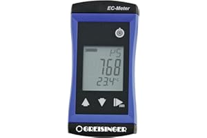 Greisinger 610813 G1410 Particules chargées au mètre (TDS), conductivité, salinité