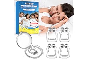 NACERLARY 8 Stück Schnarchstopper Anti Schnarch,Anti Schnarch Nasenspreizer,Schnarchen Stopper Nasenklammer Verhindern Schnarchen,Wiederverwendbares Schnarchgerä,Halten Sie Gut Atmen,Besser schlafen