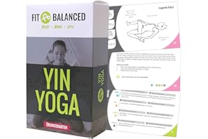 ‎FIT BALANCED FIT BALANCED Yin Yoga Übungskarten, sanftes Yoga, für Anfänger und Fortgeschrittene, mit 70 Yogaübungen, Yogabox (in Neuer Verpackung)