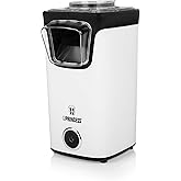 Princess Hot Air Popcorn Machine, 3 Minutes, 1100 W | Removable transparent lid, Measuring cup, Non-slip feet, Dishwasher saf