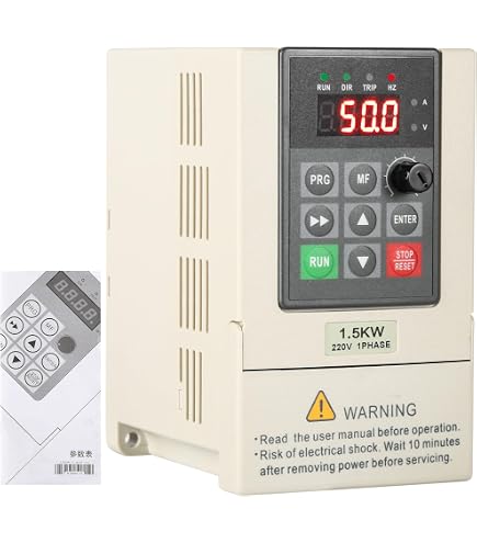 Convertisseur Fréquence Onduleur RS485 1.5KW - Entrée Monophasée 220V Sortie Triphasée