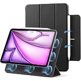 ESR iPad Air 13 in&ccedil; M2 (2024) ve iPad Pro 12.9 (2022/2021/2020) i&ccedil;in kılıf, mıknatıslı sabitleme, ince &uuml;&ccedil; kat katlanabilir kı
