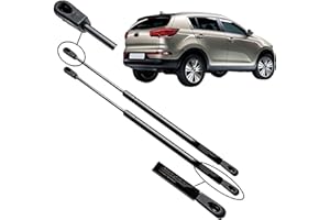 Ramor Strutz 2x Gasfeder Dämpfer Heckklappe Kompatibel mit Kia Sportage SL 2010-2015. Gasdruckfeder Heckklappendämpfer Ersatz für 817703W000 und Andere.