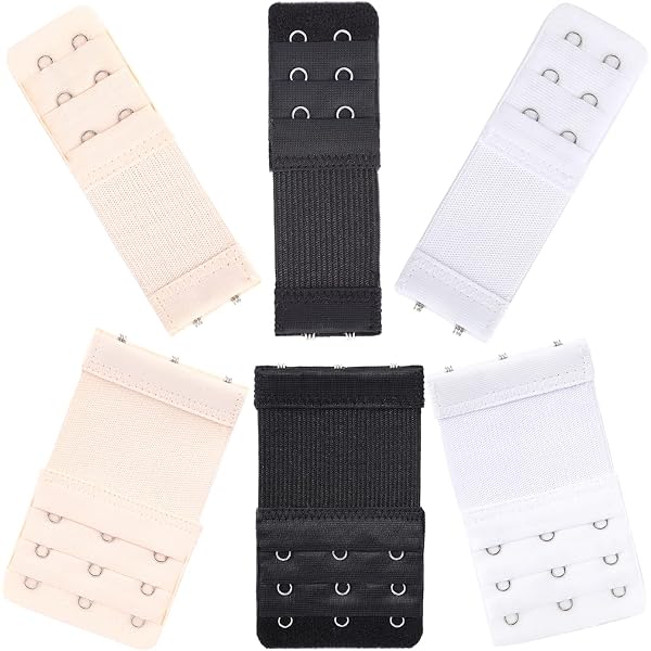 Rallonges Soutien-Gorge 3 Crochets - Lot De 8 Multicolores Pour Plus De Confort