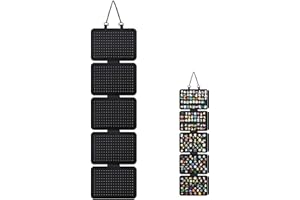 Hayaww Organizador de pines de pared organizador de pared con 5 piezas de tablero Broche para colgar en la pared Soporte para colgar broches para carteles, aretes, colecciones, pines