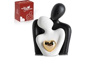 LCCCK Schlafzimmer-Dekoration für Paare, Krimskrams, TV-Ständer-Dekoration, Mini-Paar-Statue und Skulptur, Wohnzimmer, romantische Liebes-Show-Stücke, Valentinstag, Hochzeit, bestes Jahr für Sie und Ihn,