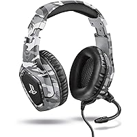 Trust Gaming GXT 488 Forze-G Cuffie PS4 e PS5 con Licenza Ufficiale PlayStation, Over-Ear, Microfono Ripiegabile e Archetto R