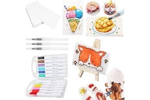 BAISHUWU Magic Puffy Paint, Foam Texture Blank Painting Paper, Schaumstoff Textur Malpapier, Ultimatives Magisches Textur Malset, DIY Foam Texture Painting Paper, Geschenke für Jungen und Mädchen