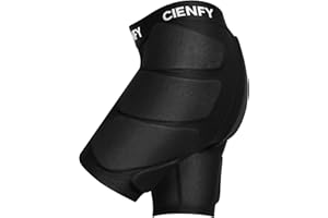 Cienfy Protective Padded Shorts EVA Tailbone Pad for Snowboarding, Skating and Skiing, 3D Hip Protection Impact Gear for Hip, Butt and Tailbone