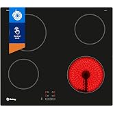 Balay 3EB761EN Ceramic Hob, 60 cm, 4 Zones, Black | The traditional and reliable plate with 4 zones for hassle-free cooking.