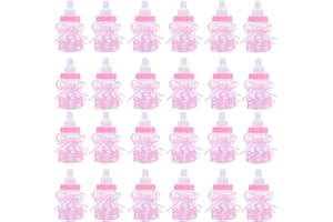 Avos-Deals-Global 24pcs Baby Shower Bottles Gift Box Feeder Favours – Gender Reveal Table Decorations