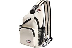 Zsanhua Sling Bag Chest Backpack Anti-theft Waterproof Crossbody Rucksack Lightweight Travel Backpack Hiking Casual Daypack for Men Women Kids