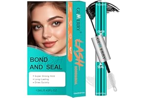 GEMERRY Colle Faux Cils 12ML Lash Bond et Seal Colle DIY Cluster Cils Adhésif Colle d'extension de Cils Durable et imperméable 2 en 1 Convient pour Grappe Colle pour Extension Faux Cils Individuels