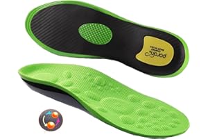 Goofort sistema recupero piedi per dolore, affaticamento,neuropatia Solette ortopediche con terapia magnetica, massaggio a punti di agopuntura, supporto arco, gel 3D-Xpain™-Poron per fascite plantare