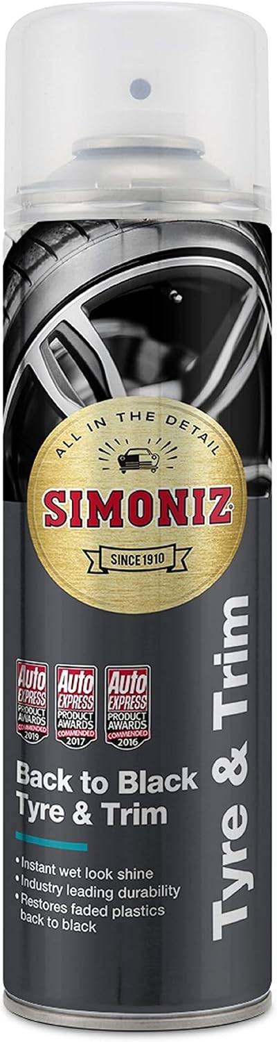 Simoniz SAPP0189A Back to Black Tyre & Trim Shine, 500ml, Black,1