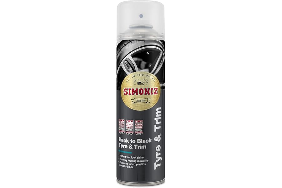 Simoniz SAPP0189A Back to Black Tyre & Trim Shine, 500ml, Black,1