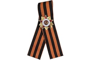 Ganwear St. George Ribbon 9. Mai WW2 Russischer Tag des Sieges - Goldfarbener Orden des Großen Vaterländischen Krieges Miniatur-Anstecknadel