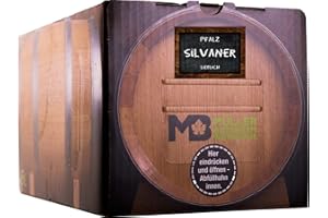 ‎WEINHAUS MÜLLER BORNHEIM Weinhaus Müller Bornheim 5L Bag in Box Silvaner Weißwein lieblich 2024 - Qualitäts-Weißwein lieblich aus der Pfalz, Anzahl:1 Bag in Box, Geschmack:lieblich, Rebsorten:Silvaner, Größe:5 L