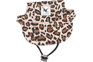 VORCOOL Chapeau Casquette De Baseball Chien Base-ball Fournitures Pour Animaux - Chien - Chapeau - Durable Canvas - Léopard - Small