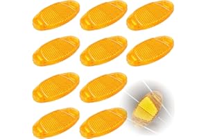 BEYEQCEZ 10 Piezas Reflector de Bicicleta Delantero y Trasero,Adultos Reflector radios,Soporte de Reflector de Rueda de Bicicleta, Cinta Reflectante Accesorios de Bicicleta para Ruedas de Bicicleta de Montaña