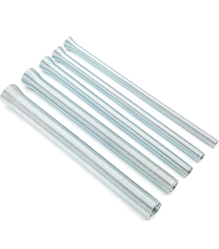 Kit De 5 Cintreuses à Ressort Pour Tubes En Cuivre - 1/4'' 5/16'' 3/8'' 1/2'' 5/8'' - Outil Professionnel De Cintrage