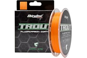Sbirulino® Ligne de pêche revêtement fluorocarbon Truite MT 150-500-1000 diam. 0.12 à 0.25. Spécial compétition de truites.