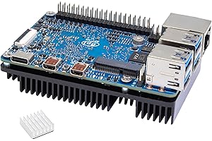 WAYPONDEV Banana Pi BPI-M6 Synaptics VS680 komputer jednopłytowy, LPDDR4 4 GB RAM 16 GB eMMC, 6.75Tops NPU GE9920 GPU, onboard GbE Gigabit Ethernet Port for AI Edge Computing Monitor Support Android Linux