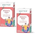 BBETTER Diabetic Care - Lab Tested Ayurvedic Medicine With Karela Jamun Gurmur Saptaranga And More To Manage Diabetes and Blood Glucose Level 120 Veg Capsules