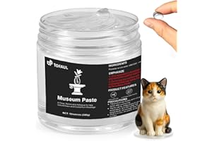 1DFAUL 12 oz Exhibits Gel for Museum, Removable Clear Museum Paste Putty Wax, Reusable & No Residue, Fixed Collection Artifacts and Decorations to Prevent Vibration, Falling