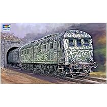 Trumpeter Deutsche Diesel-Lokomotive | Modellbausatz 1:35 | 720 Teile