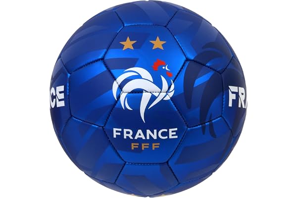 Ballon de Football FFF - 2 étoiles - Collection Officielle Equipe de France de Football - T 5