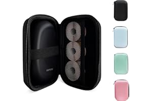 SUPVAN E10/E16 Etiquetadora Funda Protectora Portátil, con Bolsa de Malla y Correa Elásticaantiurto, Caja de Antiurto, Impermeable, Antipolvere, Negro (Solo Caso)