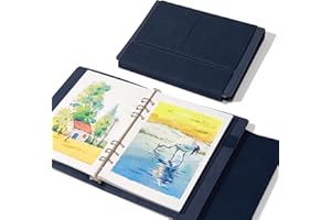 Lightwish Quaderno per schizzi ad acquerello, 100% cotone privo di acidi, 300 g/m², carta per acquerelli pressa a caldo per artisti, adulti, studenti, 20 fogli, 23 x 15 cm