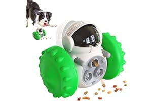RUMGR Interactive Dog Toys for Boredom, Treat Dispenser Dog Toy, Slow Feeder Dog Stimulation Toys, Self Moving Dog Puzzle Toy, Dog Gifts for Small Medium Dogs(Green)