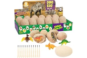 BYFFOER Dinosaure Jouet pour Enfant 4 5 6 7 8 9 Ans,Kit de Fouilles de Dinosaures Oeufs Dino Dinausore Jouet,Kit de Excavation d'Oeufs de Dinosaures Jouet Jeux Enfant 4-10 Ans