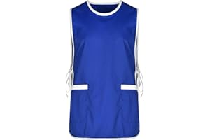 PALLTEX Ampato Grembiule Maestra Grembiule Cucina Grembiule Da Lavoro Uniforme da Lavoro Ospitalità, Scuola, Fruttivendolo, Pittore, Cucina