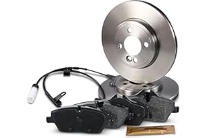 ENVA MADE FOR QUALITY BESTPRICE Set freni asse anteriore incl. dischi freno ventilati Ø 280 mm + pastiglie freno anteriori + contatto di usura, compatibile con MINI MINI (R56), MINI Cabrio (R57), MINI CLUBMAN (R55)