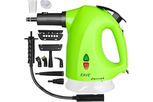 EAVE Nettoyeur Vapeur Multifonctionnel, Nettoyeur Vapeur Portatif avec Verrou Vapeur pour Vapeur Mains Libres, Chauffage Rapide pour le Nettoyage de Surface de Cuisine à Domicile