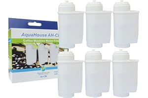 AQUAHOUSE 6x AH-CBI Compatible pour Siemens TZ70003, Bosch 12008246 Filtre à eau pour Machine Espresso Automatique Neff Gaggenau 467873 575491