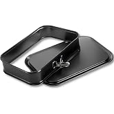 Retoo Non-Stick Rectangular Springform Pan 35 x 24 cm | Carbon steel, removable base, leak protection, up to 230 &deg;C, side clo
