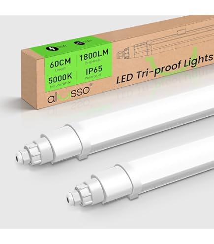 Hoftronic S-Series - LED TL Armatuur 150cm - IP65 Waterdicht - 32 Watt 5120 Lumen 160lm W 6500k Daglicht Wit Koppelbaar Ik07 Tri Proof Plafondverlicht 68b7f5d436b31e0f6b0fb6bf