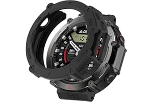 Chofit Coques compatibles avec Amazfit T-Rex Ultra, coques de protection en TPU pour montre intelligente T-Rex Ultra (noir)