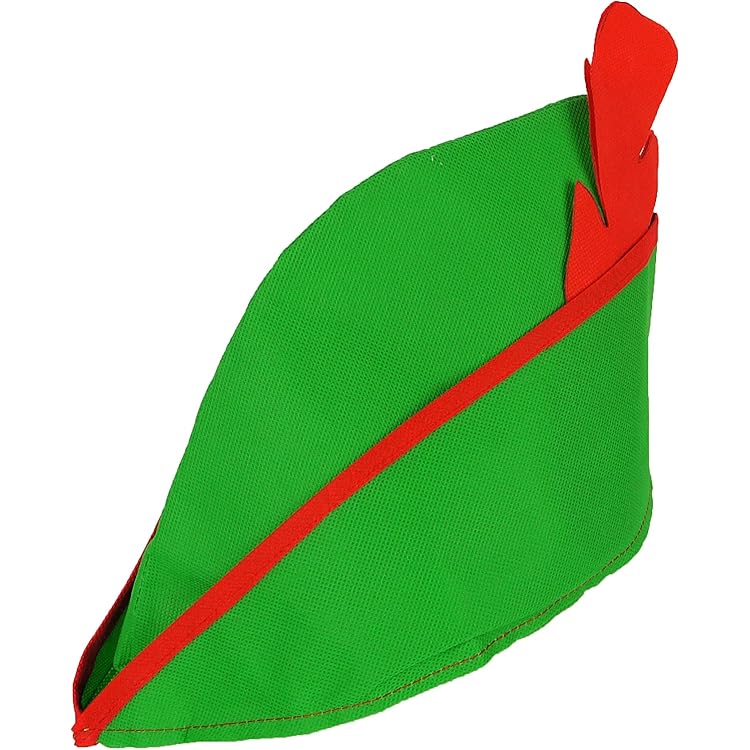 Smiffys Chapeau De Robin Des Bois, Vert, Avec Plume, Deluxe Halloween : Smiffys
