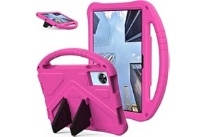 YKWXSC Custodia Bambini per DOOGEE U11/U11 Pro Tablet 11 Pollici, Leggera in EVA Protezione Cover per Antiurto con Supporto e Tracolla per DOOGEE U11/U11 Pro Tablet 11 Pollici, Rosa