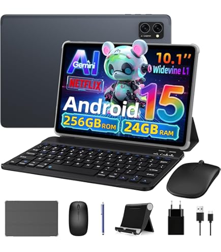 Tablette DOOGEE Tab A9 Pro Android 15 Avec Clavier 10 Pouces HD 20 Go RAM + 128 Go ROM