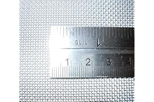 INOXIA WIRE MESH Inoxia 0.92mm Hole Size - Stainless Steel 304L - Cut Size: 15cm x 15cm - 20 Mesh Count - Woven Wire Mesh