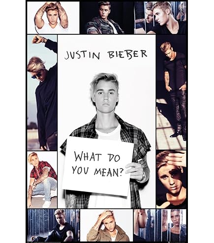 Amazon.de: Poster Justin Bieber, signiert, 30,5 x 45,7 cm