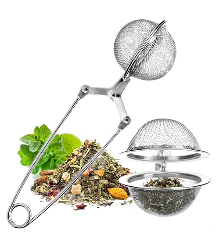 Colino Da Tè A Cucchiaio In Acciaio Inox - Infusore Per Tè In Foglie, Leggero E Facile Da Pulire